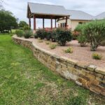 rustic retaining wall